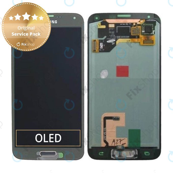 LCD Display με Touch Screen για Samsung S5 | G900F | GH97-15959D | GH97-15734D | Copper Gold | Service Pack