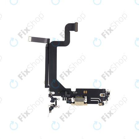 Επαφές Φόρτισης + Καλώδιο Flex για iPhone 14 Pro Max | Χρυσαφί | Gold
