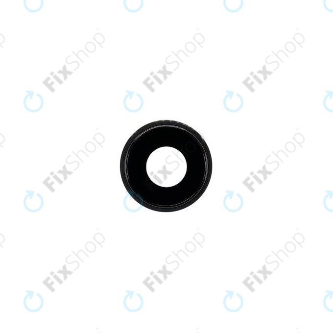 Γυαλί Φακού Πίσω Κάμερας με Πλαίσιο για iPhone XR | Μαύρο | Black