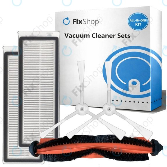 Σετ ανταλλακτικών για Xiaomi Mi Robot Vacuum Mop Essential (Mijia G1) (1x Κύρια βούρτσα, 2x Φίλτρο, 2x Πλαϊνή Βούρτσα)