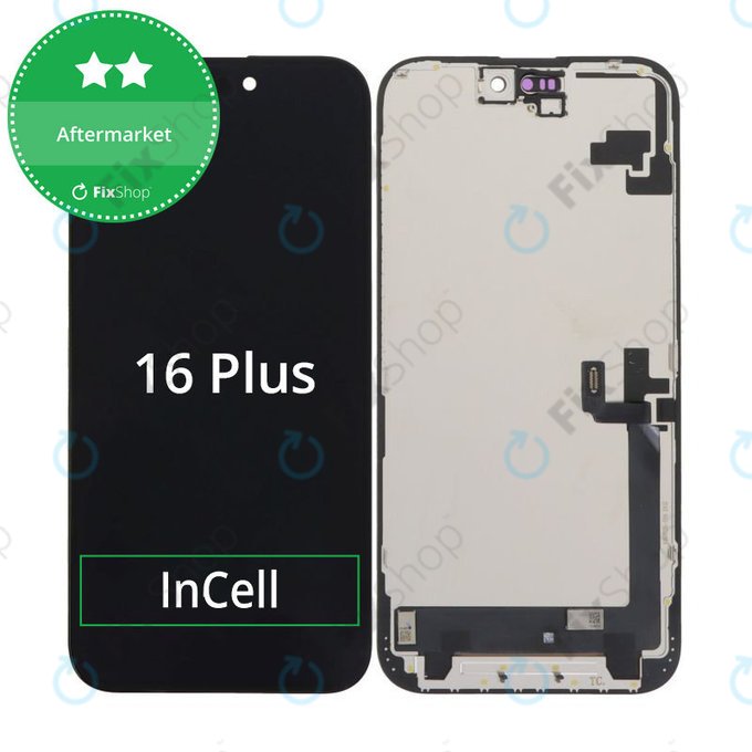 Οθόνη In-Cell HD+ για iPhone 16 Plus, Αφής με πλαίσιο