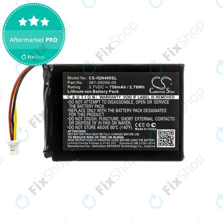 Μπαταρία για Garmin Nüvi 40, 750mAh, Li-Ion, 3.7V, 361-00056-05, HQ
