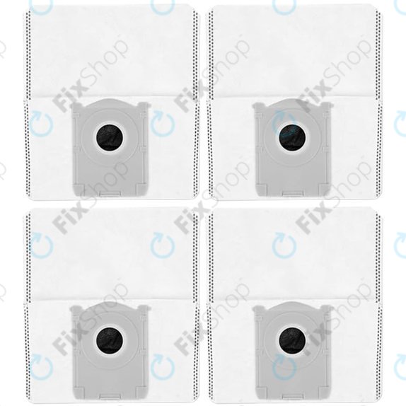 Σακούλα σκόνης, 4 τεμ. για Ecovacs Deebot T30c, T50-series, T80-series, X8-series, X9 Pro-series