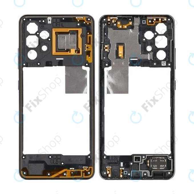 Μεσαίο Πλαίσιο για Samsung A32 4G A325F | Awesome Black | GH97-26181A | Genuine Service Pack