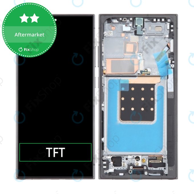 LCD Display Assembly για Samsung S24 Ultra | S928B | Titanium Black | Aftermarket