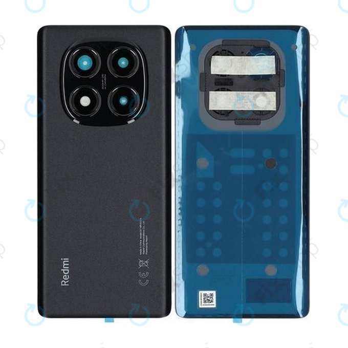 Καπάκι Μπαταρίας για Xiaomi Redmi Note 14 Pro 4G 24116RACCG | 560008000O600 | Midnight Black | Genuine Service Pack