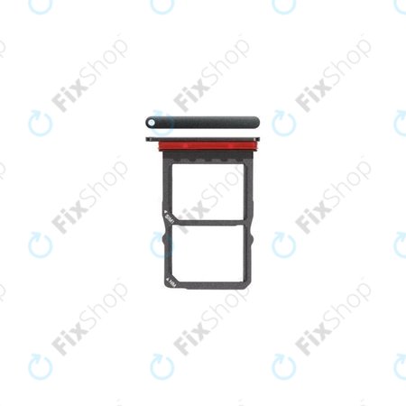 Δίσκος SIM + SD για Huawei P30 | Μαύρο | Black | 51661LAL | 51661NQJ | Genuine Service Pack