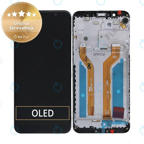Συγκρότημα οθόνης για Asus Zenfone Max Pro ZB602KL, Deepsea Black, Genuine Service Pack