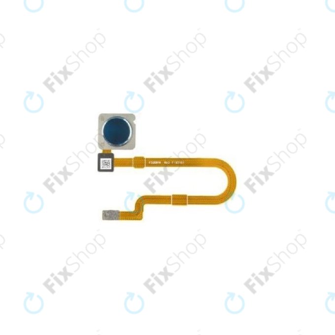 Αισθητήρας Δακτυλικού Αποτυπώματος + Καλώδιο Flex για Xiaomi Mi 8 Lite | Aurora Blue