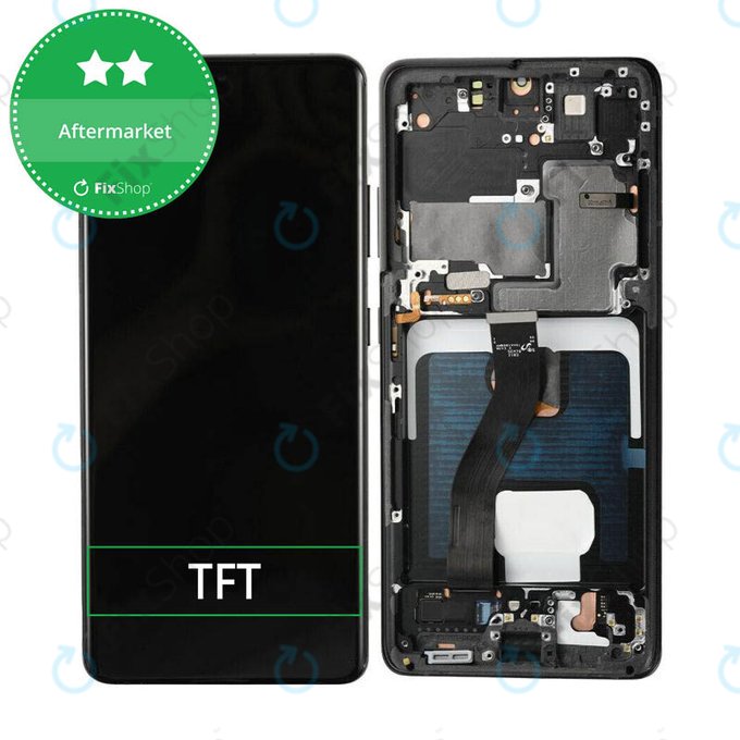 LCD Display Assembly για Samsung S21 Ultra | G998B | Phantom Black | Aftermarket
