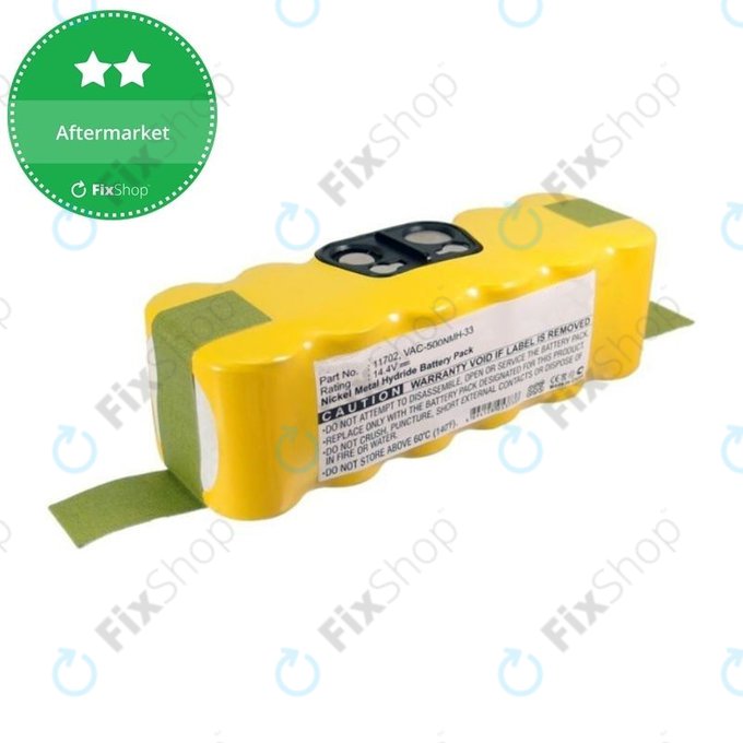Μπαταρία για iRobot Roomba 500, 600, 700, 800, 900-series, Scooba 450, Vileda 137173, 11702, GD-Roomba-500, VAC-500NMH-33, 14.4V, 3500mAh