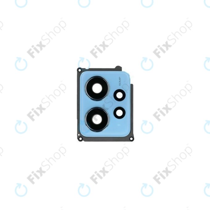 Γυαλί Φακού Πίσω Κάμερας με Πλαίσιο για Xiaomi Redmi Note 12 23021RAAEG 23021RAA2Y | Ice Blue | 56000400M700 | Genuine Service Pack