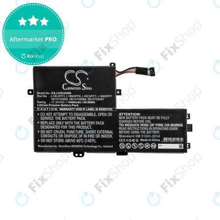 Μπαταρία για Lenovo IdeaPad C340 14, 15, 4400mAh, Li-Pol, 11.34V, 5B10T09095, HQ