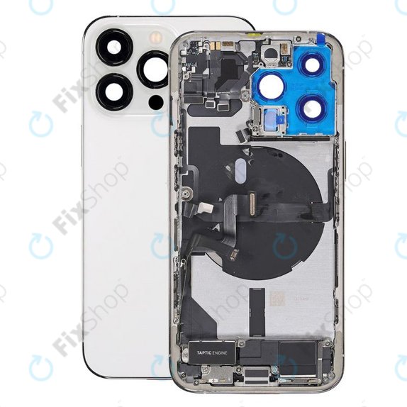 Πίσω Κάλυμμα με Μικρά Ανταλλακτικά για iPhone 13 Pro | Ασημί | Silver