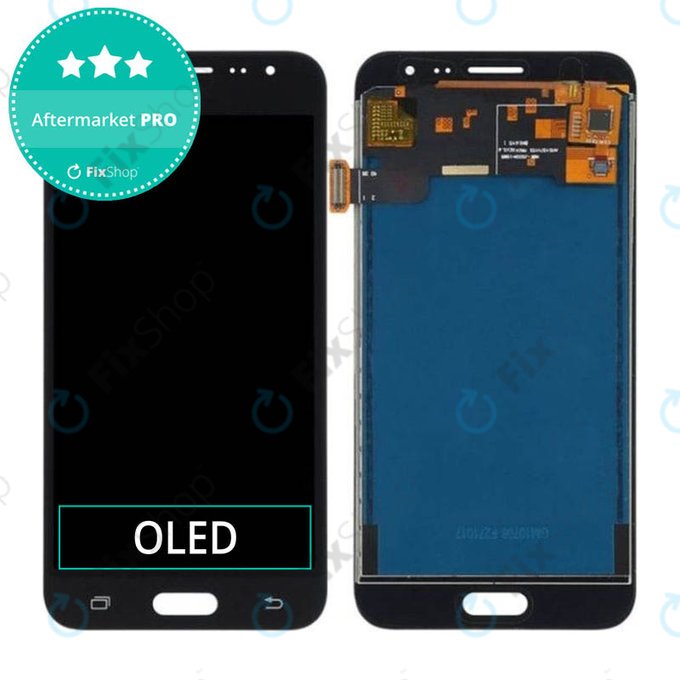 Οθόνη με οθόνη αφής για Samsung J3, J320F (2016), Μαύρο, Black