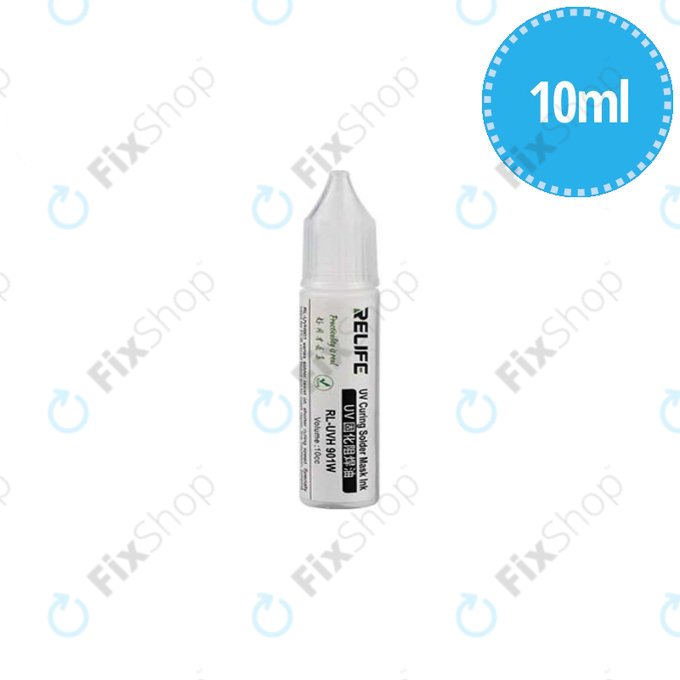 UV Curable Solder Mask Relife RL-901W - 10ml | Λευκό | White