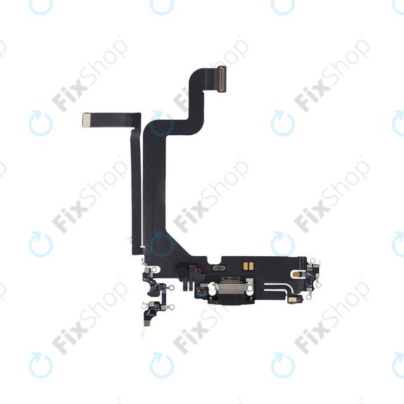 Επαφές Φόρτισης + Καλώδιο Flex για iPhone 14 Pro Max | Μαυρομπλέ | Space Black