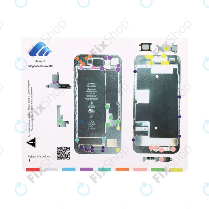 Μαγνητικό Χαλί Βιδών για iPhone 8