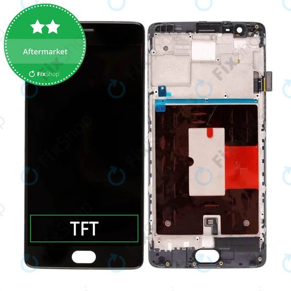 Συγκρότημα οθόνης για OnePlus 3, 3T, Μαύρο, Black, Aftermarket