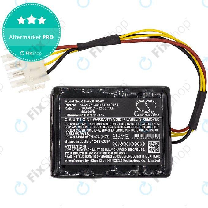 Μπαταρία για Al-Ko Robolinho 100, Al-Ko Robolinho 110, 2500mAh, Li-Ion, 18V, 440454, HQ