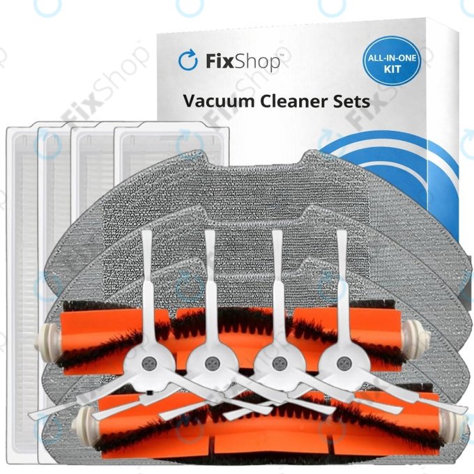 Σετ ανταλλακτικών για Xiaomi Mi Robot Vacuum Mop 2 Pro, 2 Lite (2x Κύρια βούρτσα, 4x Φίλτρο, 4x Πλαϊνή Βούρτσα, 4x Πανί Σφουγγαρίστρας, 4x Σακούλα σκόνης)