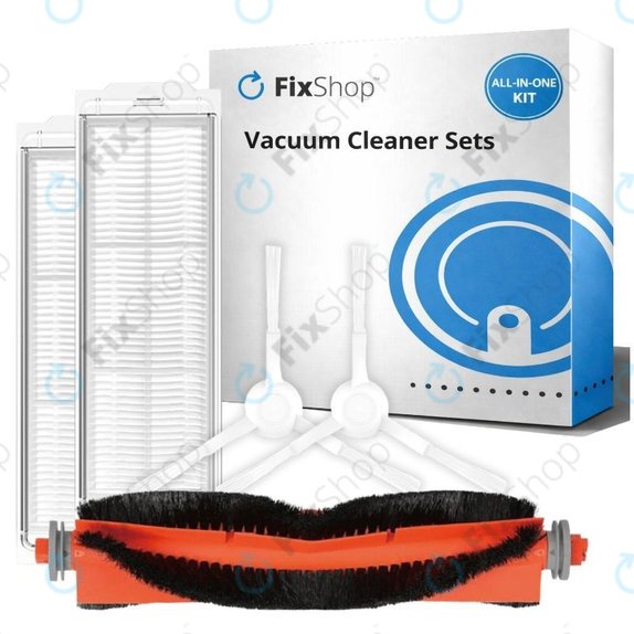 Σετ ανταλλακτικών για Xiaomi Robot Vacuum S10, S10 EU, S12 (1x Κύρια βούρτσα, 2x Φίλτρα, 2x Πλευρικές βούρτσες)