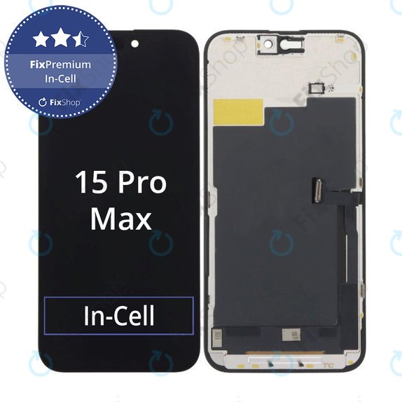 Οθόνη In-Cell FHD για iPhone 15 Pro Max, Αφής με πλαίσιο, FixPremium