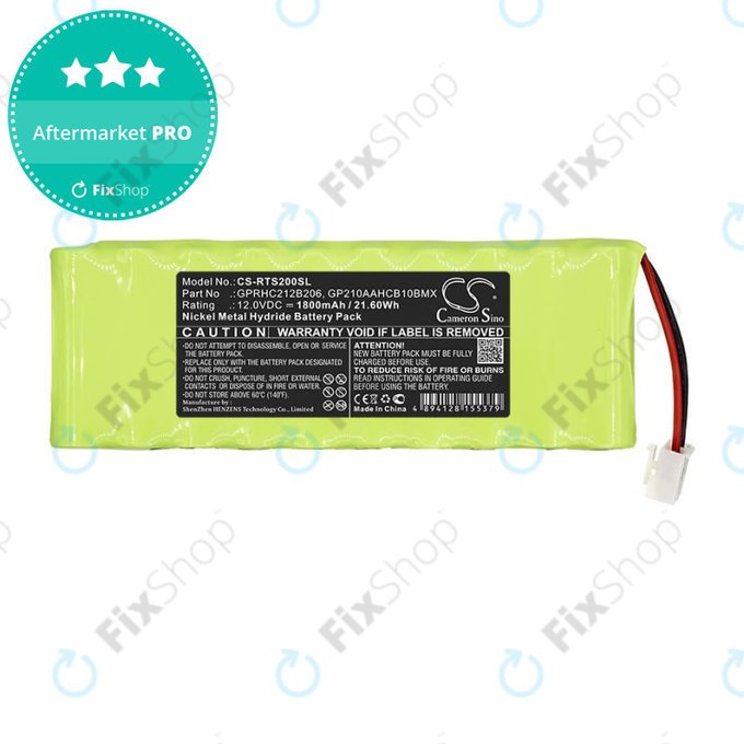 Μπαταρία για Roto RT2, Roto Sf G2, 1800mAh, Ni-MH, 12V, 2412-3011, HQ