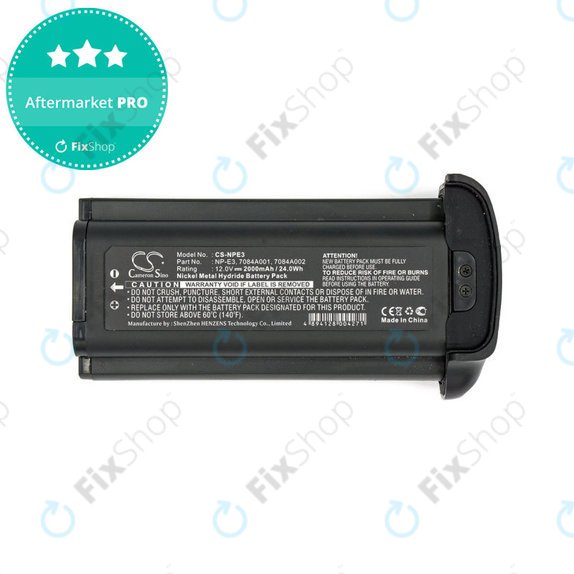 Μπαταρία για Canon Eos 1Ds, 2000mAh, Ni-MH, 12V, NP-E3, HQ