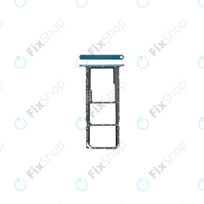 Δίσκος SIM + SD για Huawei Y5 (2019) | Sapphire Blue | 97070WGG | Genuine Service Pack