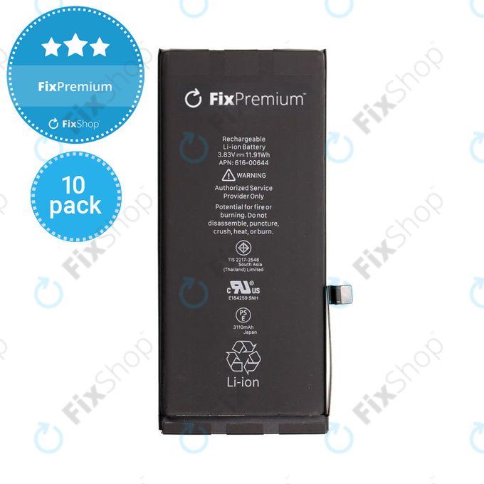 Μπαταρία για iPhone 11, 10 Pack, 3110mAh, FixPremium
