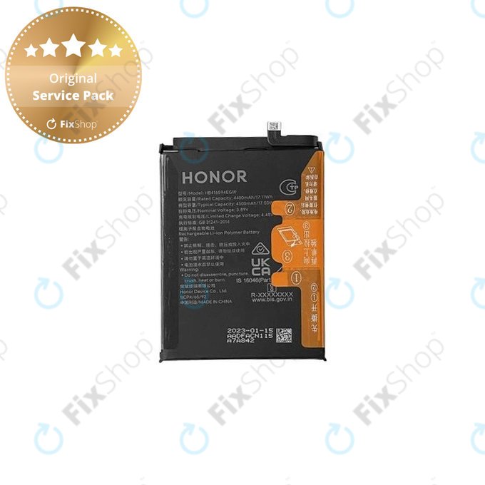 Battery για Honor X8a, 90 Lite | 2402AADF | HB416594EGW | 4500mAh | Service Pack