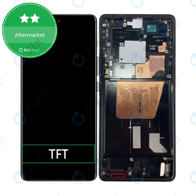LCD Display Assembly για Vivo X80 Pro 5G | V2185A | V2145 | Cosmic Black | Aftermarket