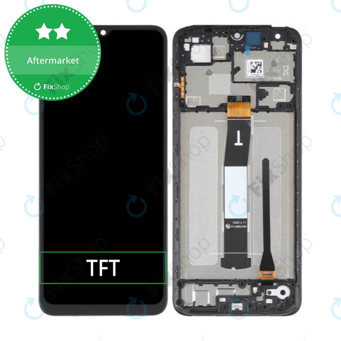 LCD Display Assembly για Xiaomi Redmi 12C | 22120RN86G | 22126RN91Y | Μαύρο, Black | Aftermarket