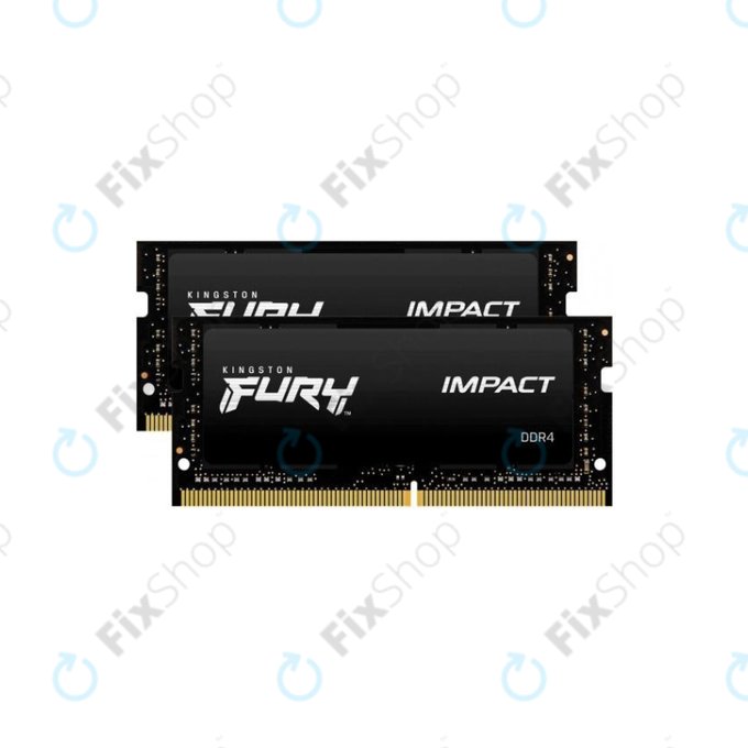 Μνήμη RAM SO-DIMM 32GB (2x16GB) DDR4 3200MHz για Kingston Fury Impact | KF432S20IB/32 | Genuine Service Pack