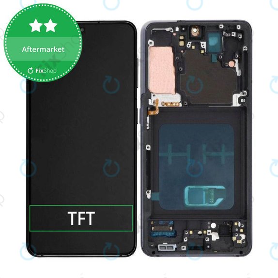 Συγκρότημα οθόνης για Samsung S21, G991B, Phantom Gray, Aftermarket