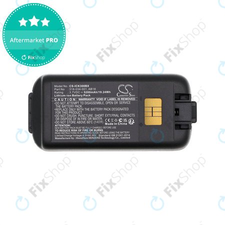 Μπαταρία για Intermec CK3, CK3A, CK3X, CK3R, CK3C, CK3C1, CK3N, 5200mAh, Li-Ion, 3.7V, 318-034-001, HQ