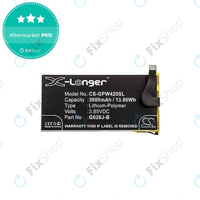 Μπαταρία για Google Pixel 4 XL, G020J-B, 3600mAh, HQ