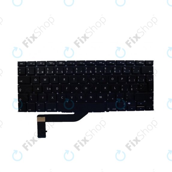 Πληκτρολόγιο CZ για MacBook Pro 15" A1398 (Μέσα 2012 - Μέσα 2015)