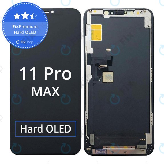 Οθόνη Hard OLED για iPhone 11 Pro Max, Αφής με πλαίσιο, FixPremium