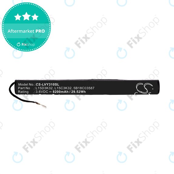 Μπαταρία για Lenovo Yoga TAB 3, YT3-X50, L15D3K32, L15C3K32, 5B18C03587, 8200mAh, HQ