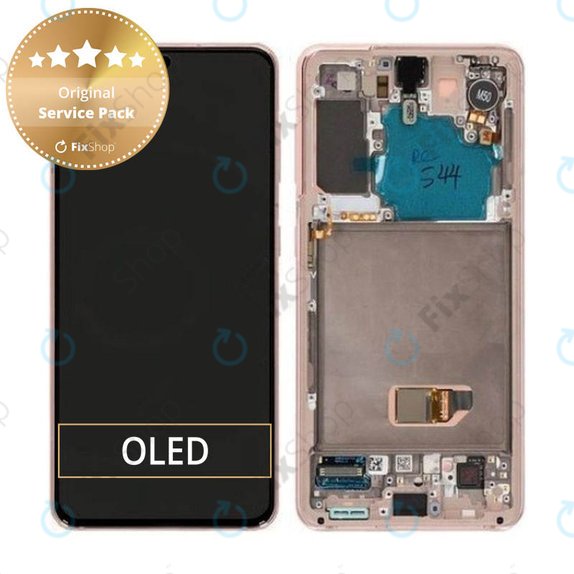 Συγκρότημα οθόνης για Samsung S21, G991B, GH82-24544B, GH82-24545B, GH82-27255B, GH82-27256B, Phantom Violet, Service Pack