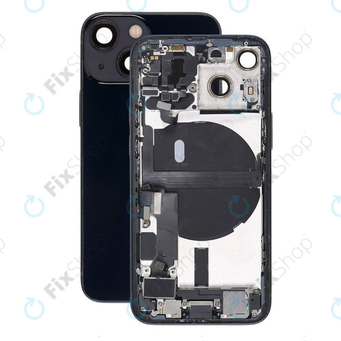 Πίσω Κάλυμμα με Μικρά Ανταλλακτικά για iPhone 13 Mini | Μαυρομπλέ | Midnight