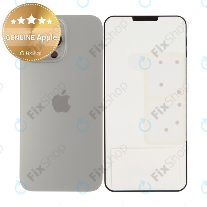 Πίσω Κάλυμμα Γυαλί για iPhone 16 Pro Max | Natural Titanium | 661-44961 | Genuine Apple