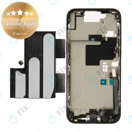 Μεσαίο πλαίσιο με μπαταρία για iPhone 16 Pro Max | Black Titanium | ZD076-00693 | Genuine Apple