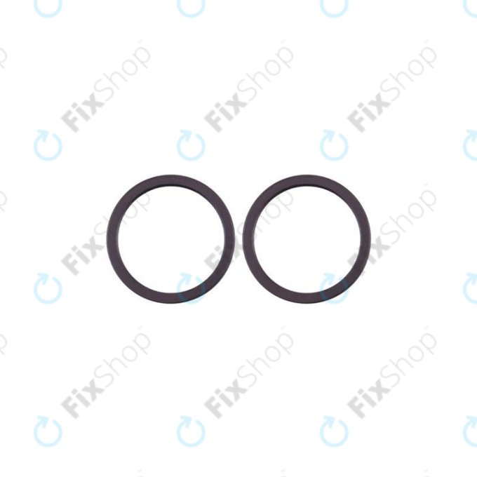 Πλαίσιο Φακού Πίσω Κάμερας για iPhone 11 | 12 | 12 Mini | Μαύρο | Black | 2τμχ