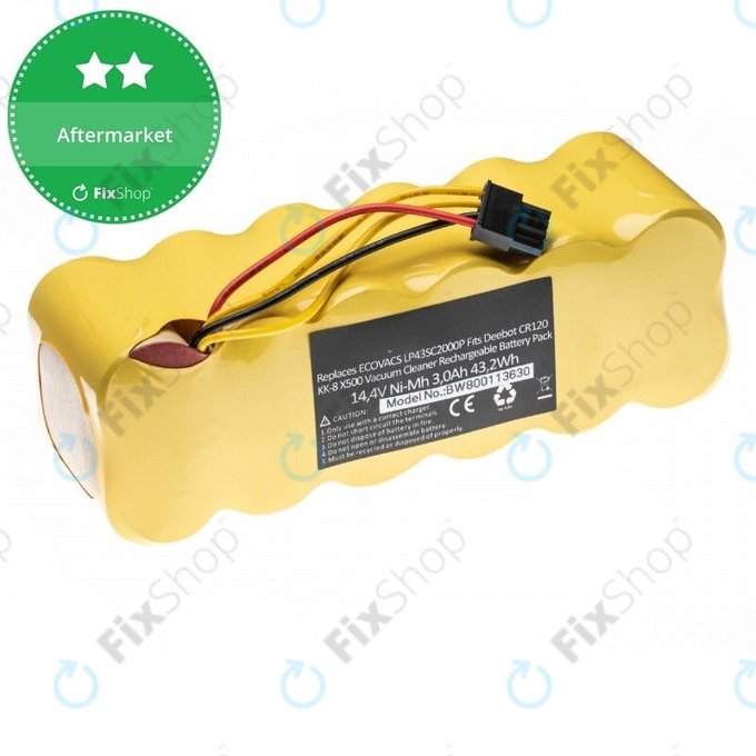 Μπαταρία για Ecovacs Deebot CR120, KK-8, X500, LP43SC2000P, 14.4V, 3000mAh