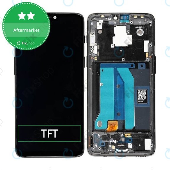 Συγκρότημα οθόνης για OnePlus 6, Midnight Black, Aftermarket