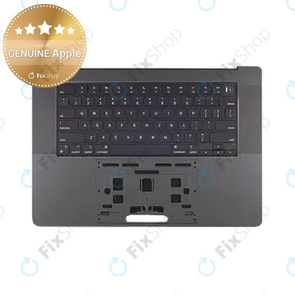 Άνω πλαίσιο πληκτρολογίου για MacBook Pro 16", A3403 (2024), με πληκτρολόγιο US και μπαταρία, Space Black, 661-42823, Genuine Apple