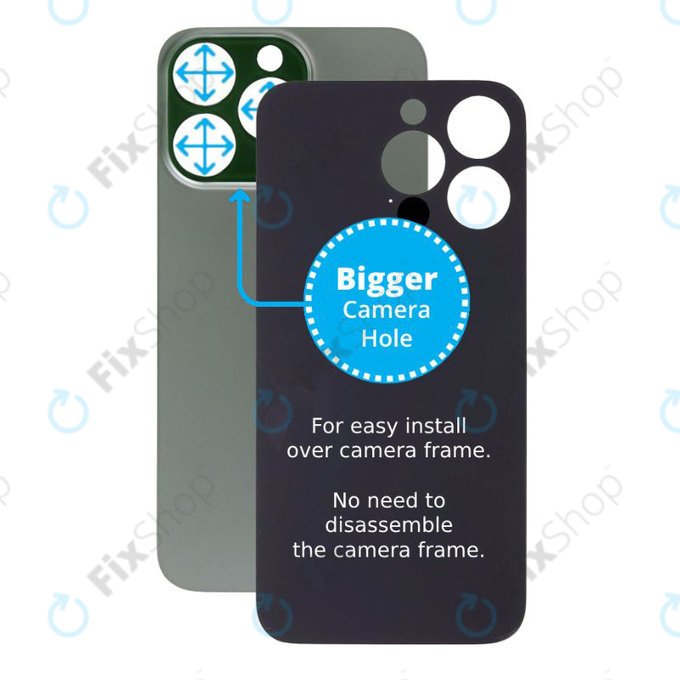 Πίσω Γυαλί με Μεγάλη Τρύπα Κάμερας για iPhone 13 Pro | Alpine Green